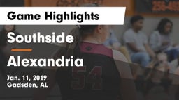 Southside  vs Alexandria  Game Highlights - Jan. 11, 2019