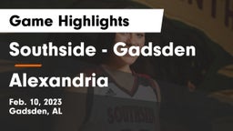 Southside  - Gadsden vs Alexandria  Game Highlights - Feb. 10, 2023