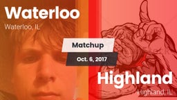 Matchup: Waterloo  vs. Highland  2017