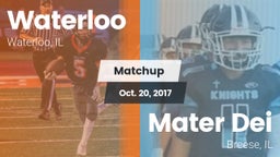 Matchup: Waterloo  vs. Mater Dei  2017