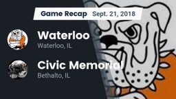 Recap: Waterloo  vs. Civic Memorial  2018