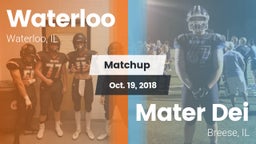 Matchup: Waterloo  vs. Mater Dei  2018