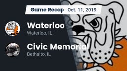 Recap: Waterloo  vs. Civic Memorial  2019