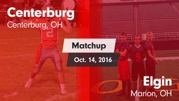 Matchup: Centerburg High vs. Elgin  2016