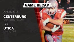Recap: Centerburg  vs. Utica  2016