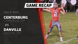 Recap: Centerburg  vs. Danville  2016