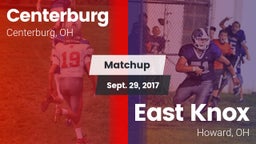 Matchup: Centerburg High vs. East Knox  2017