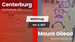 Matchup: Centerburg High vs. Mount Gilead  2017
