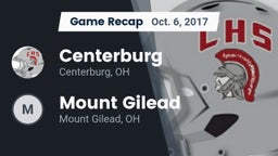 Recap: Centerburg  vs. Mount Gilead  2017