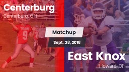 Matchup: Centerburg High vs. East Knox  2018