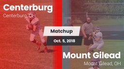 Matchup: Centerburg High vs. Mount Gilead  2018