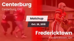Matchup: Centerburg High vs. Fredericktown  2018