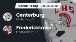 Recap: Centerburg  vs. Fredericktown  2018