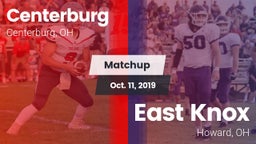 Matchup: Centerburg High vs. East Knox  2019