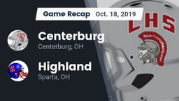 Recap: Centerburg  vs. Highland  2019