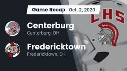 Recap: Centerburg  vs. Fredericktown  2020