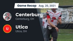 Recap: Centerburg  vs. Utica  2021