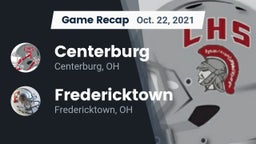 Recap: Centerburg  vs. Fredericktown  2021