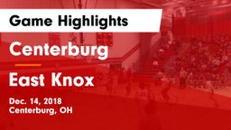 Centerburg  vs East Knox  Game Highlights - Dec. 14, 2018