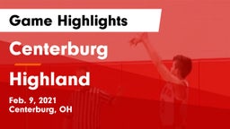 Centerburg  vs Highland  Game Highlights - Feb. 9, 2021