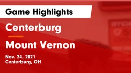 Centerburg  vs Mount Vernon  Game Highlights - Nov. 24, 2021