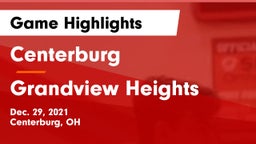 Centerburg  vs Grandview Heights  Game Highlights - Dec. 29, 2021