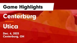 Centerburg  vs Utica  Game Highlights - Dec. 6, 2023