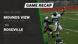 Recap: Mounds View  vs. Roseville  2015