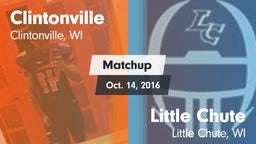 Matchup: Clintonville High vs. Little Chute  2016