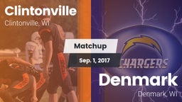 Matchup: Clintonville High vs. Denmark  2017