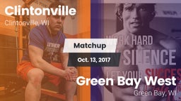 Matchup: Clintonville High vs. Green Bay West 2017