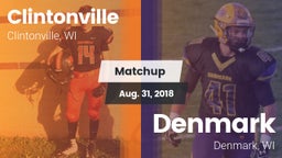 Matchup: Clintonville High vs. Denmark  2018