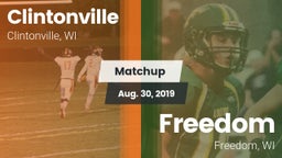 Matchup: Clintonville High vs. Freedom  2019