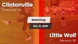 Matchup: Clintonville High vs. Little Wolf  2020