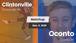 Matchup: Clintonville High vs. Oconto  2020