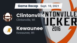 Recap: Clintonville  vs. Kewaunee  2021