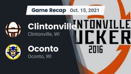 Recap: Clintonville  vs. Oconto  2021