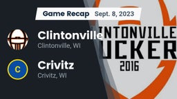 Recap: Clintonville  vs. Crivitz 2023