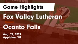 Fox Valley Lutheran  vs Oconto Falls  Game Highlights - Aug. 24, 2021