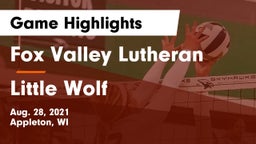 Fox Valley Lutheran  vs Little Wolf  Game Highlights - Aug. 28, 2021