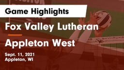 Fox Valley Lutheran  vs Appleton West  Game Highlights - Sept. 11, 2021