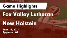 Fox Valley Lutheran  vs New Holstein  Game Highlights - Sept. 18, 2021