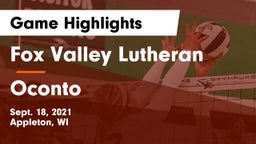 Fox Valley Lutheran  vs Oconto  Game Highlights - Sept. 18, 2021
