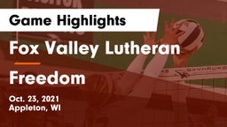 Fox Valley Lutheran  vs Freedom  Game Highlights - Oct. 23, 2021