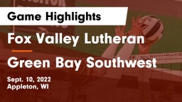 Fox Valley Lutheran  vs Green Bay Southwest  Game Highlights - Sept. 10, 2022