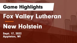 Fox Valley Lutheran  vs New Holstein  Game Highlights - Sept. 17, 2022
