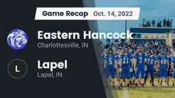 Recap: Eastern Hancock  vs. Lapel  2022