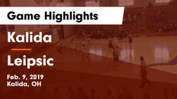 Kalida  vs Leipsic  Game Highlights - Feb. 9, 2019