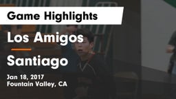 Los Amigos  vs Santiago  Game Highlights - Jan 18, 2017