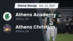 Recap: Athens Academy vs. Athens Christian  2021